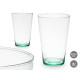 VASO VETRO CONICO VETRO RICICLATO 17.5X26.5