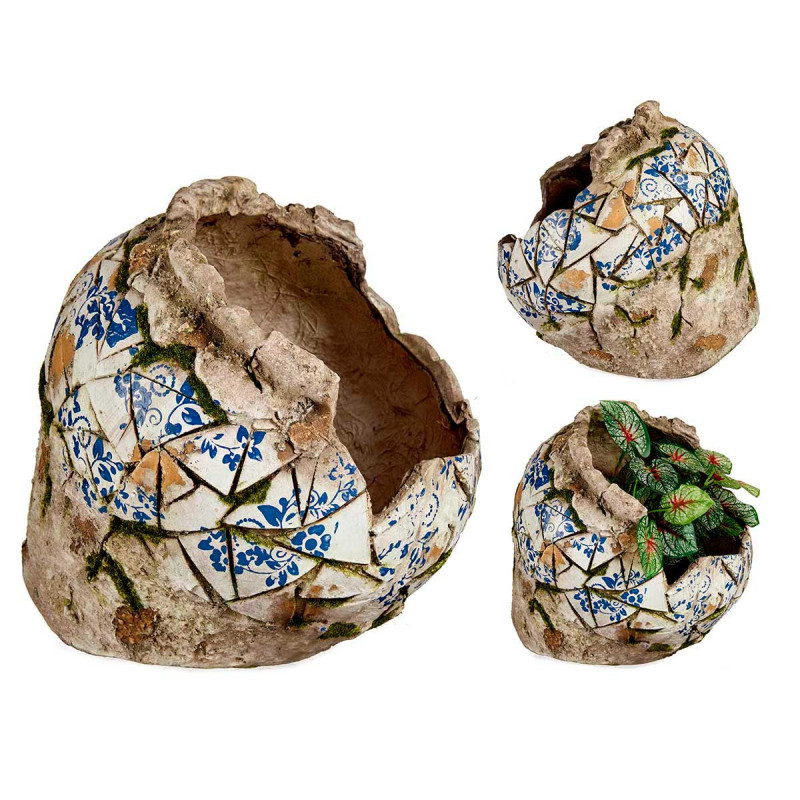 JARRON POLIRESINA RUSTICO 30,5CM