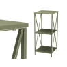 GREEN 3 SHELF BOOKCASE