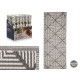 TAPPETO ROMBI GRIGIO 60 X 150 CM