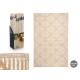 TAPPETO ROMBI BIANCO BEIGE 120 X 180 CM