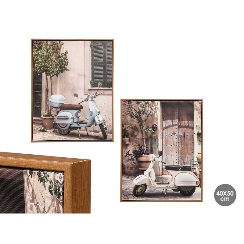 CUADRO VESPA SURT 2 40X50CM