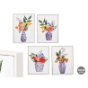 QUADRO JARRA AZUL SORT 4 30X40CM