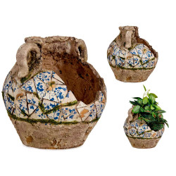 29CM POLYRESIN RUSTIC VASE 