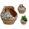 29CM POLYRESIN RUSTIC VASE 
