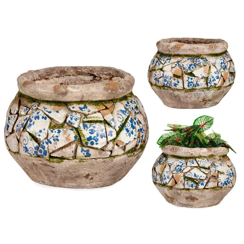 VASO POLIRESINA RUSTICO 28,5CM