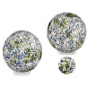 BLUE MOSAIC POLYRESIN BALL 