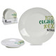 ASSIETTE DESSERT PORCELAINE 19CM ORGANIC