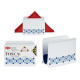 BLUE PLASTIC NAPKIN HOLDER TOSCA 