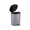 PAPELERA PLASTICO PEDAL FIBRA CARBONO 6L