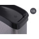SPACE GREY PLASTIC SMART CLICK BIN LTR