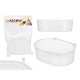 BAIGNOIRE TRANSPARENTE ACCESSOIRE CAGE