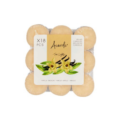 SET 18 VELAS TEA LIGHTS VAINILLA