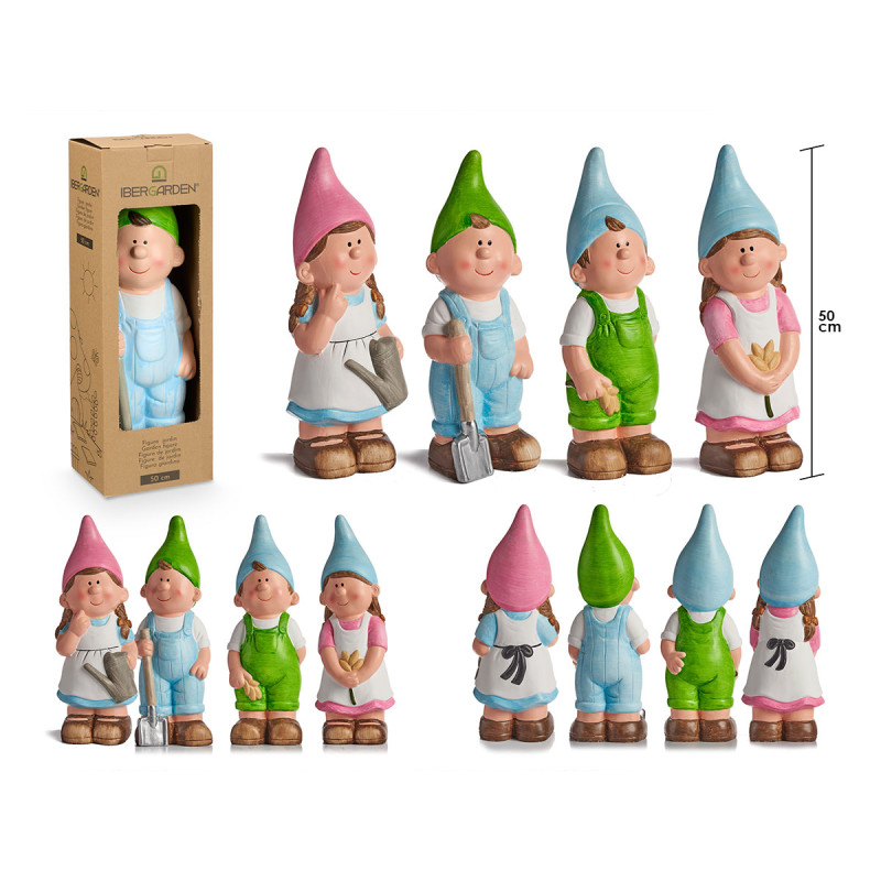 DUENDE CERÂMICA 50CM CORES VIVAS SURT 4 