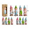 LUTIN CERAMIQUE 38CM COULEURS VIVES SET 4