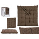 BROWN PLAIN CUSHION 