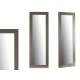 MIROIR MOULURE ARGENT 53X155