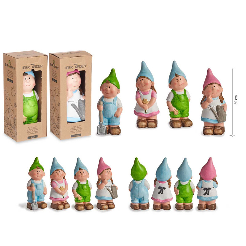 ELFO CERAMICA 30CM COLORI VIVI ASS 4