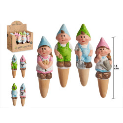 BR COL PLANT HUMIDIFIER CERAMIC RUSTIC ELF ASSORT4