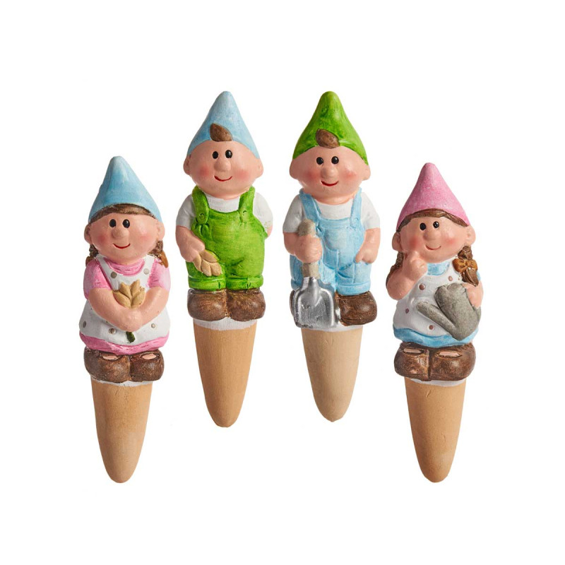 BR COL PLANT HUMIDIFIER CERAMIC RUSTIC ELF ASSORT4