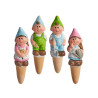 BR COL PLANT HUMIDIFIER CERAMIC RUSTIC ELF ASSORT4