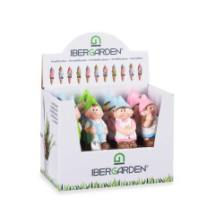 BR COL PLANT HUMIDIFIER CERAMIC RUSTIC ELF ASSORT4