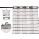 140X260 CM GREY WITH STRIPES CURTAIN 