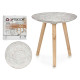 TABLE BOIS DECORATION SPIRALE 40CM 