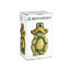 CERAMIC GARDEN FROG 30CM 