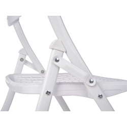 CHAISE PLIABLE BLANCHE