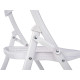 CHAISE PLIABLE BLANCHE