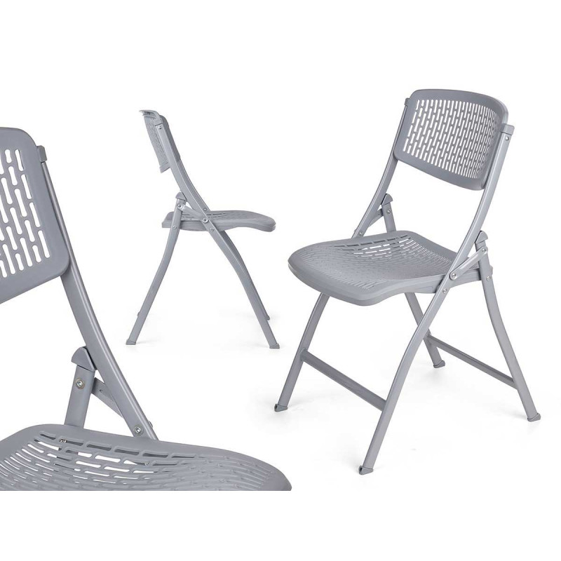 CHAISE PLIABLE GRIS