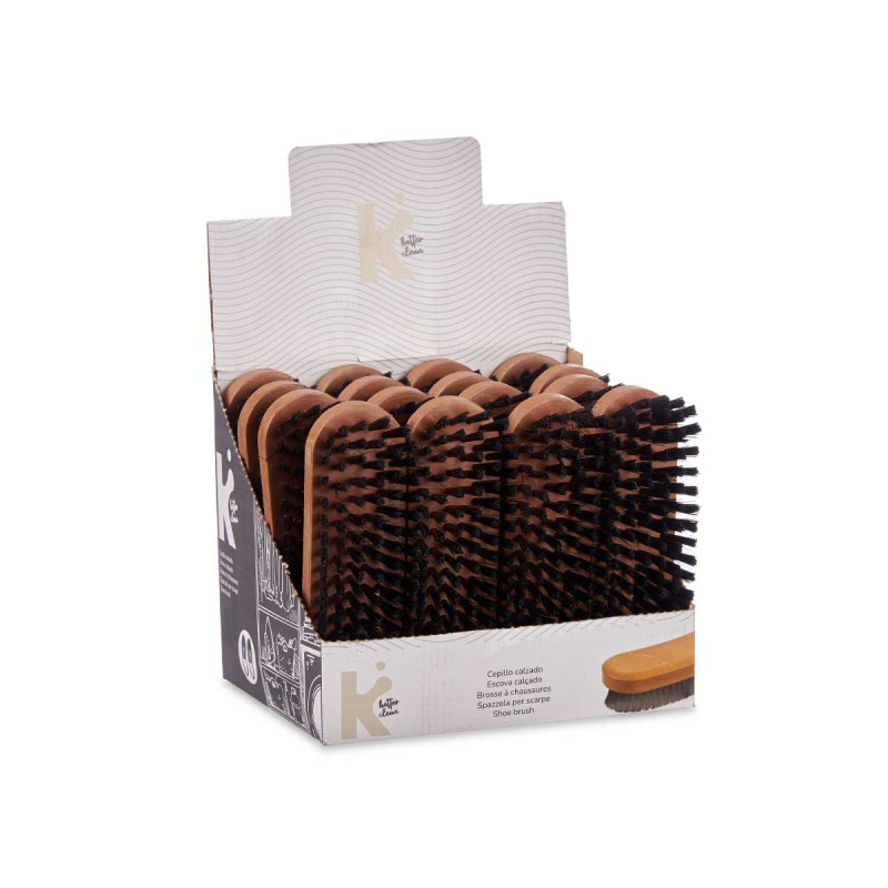 SPAZZOLA PLASTIC GRANDE CALZATURE NERA