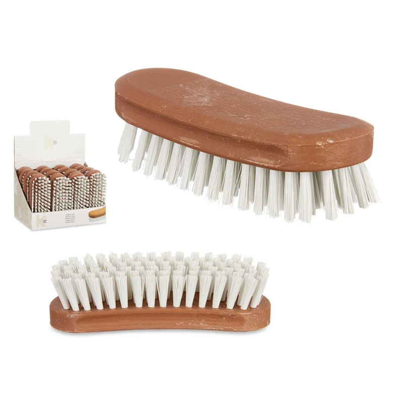 CEPILLO PLASTICO ROPA BLANCO MEDIANO