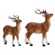 CERF POLYRESINE MARRON