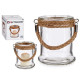 BOUGEOIR VERRE CORDE PETIT