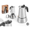 CAFETIÈRE À INDUCTION EN ACIER 4 TASSES