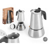 CAFETERA INDUCCION JARRA 9 TAZAS ACERO