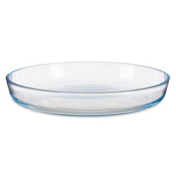 ROUND BOROSILICATE TRAY 32CM