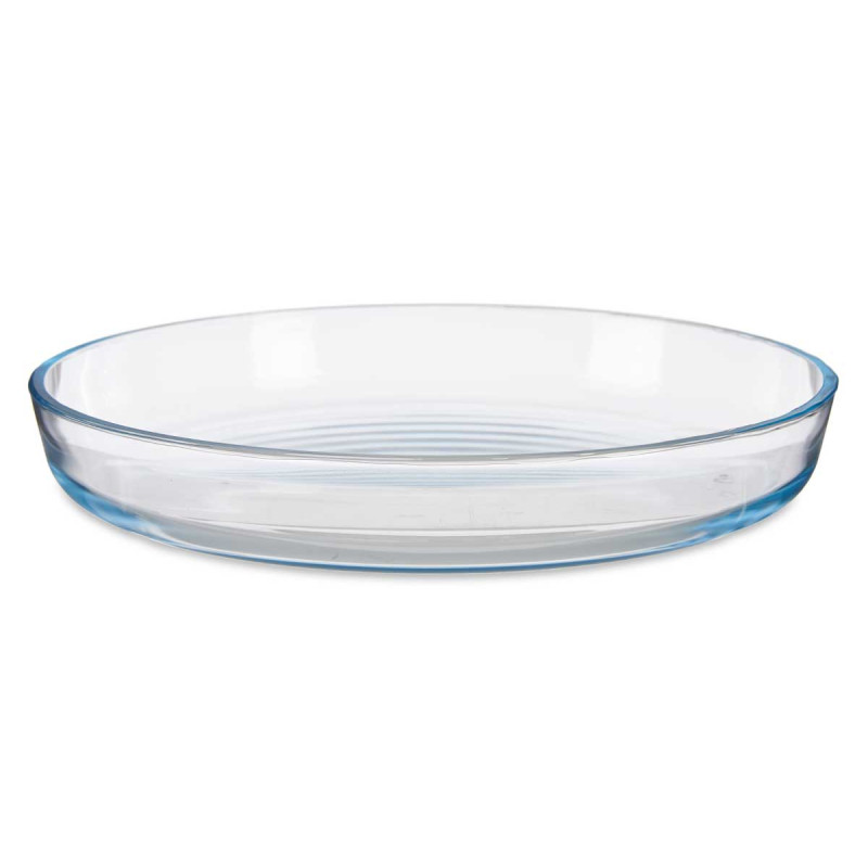 BANDEJA VIDRO REDONDA BOROSILICATO 32CM