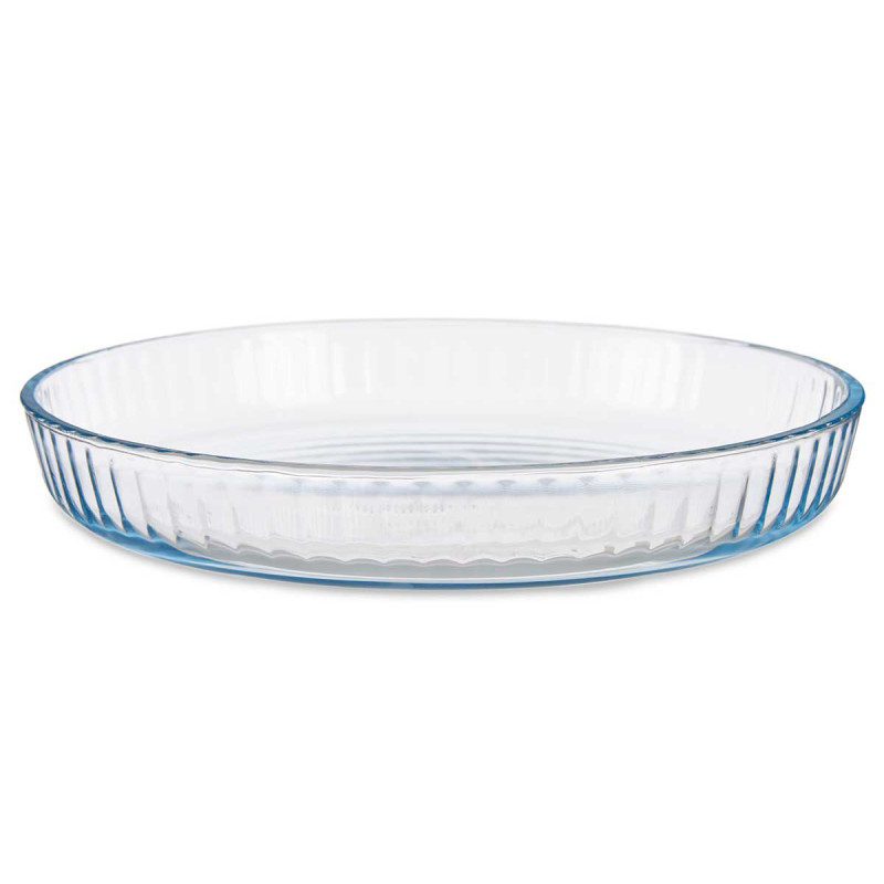 BANDEJA VIDRO REDONDA OPTICA BOROSILICATO 32CM
