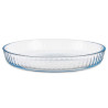 PLATEAU ROND OPTIQUE BOROSILICATE 32CM