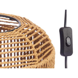 TABLE LAMP CYLINDER TRIPOD  ROPE