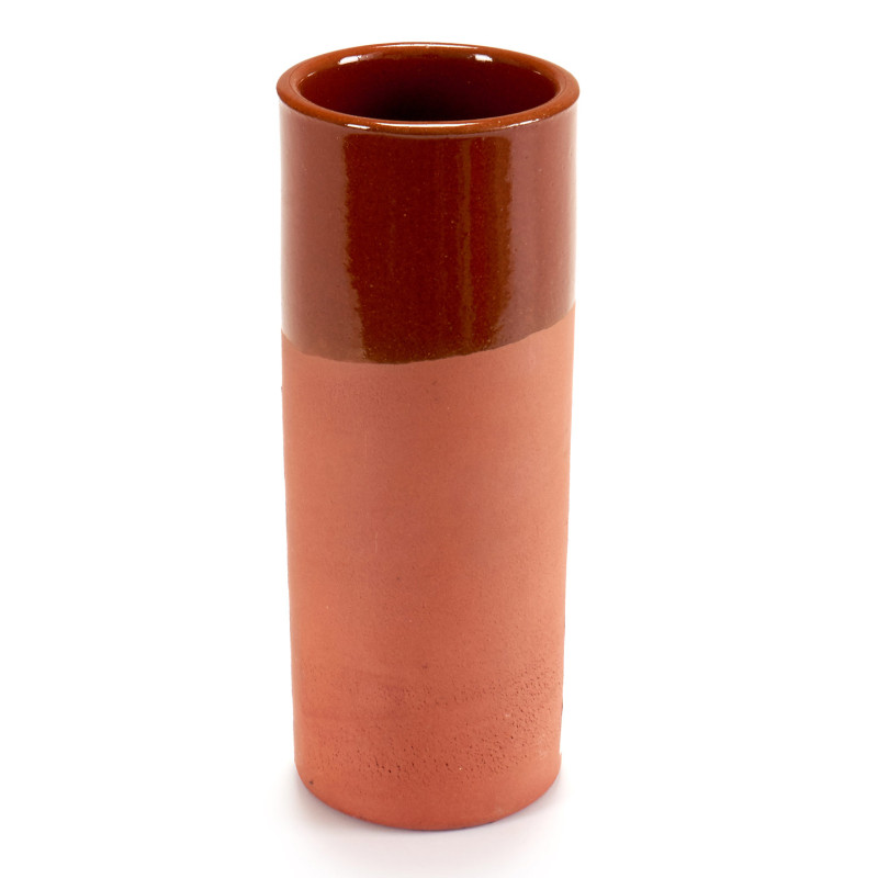 BICCHIERE TUBO TERRACOTA 330ML 