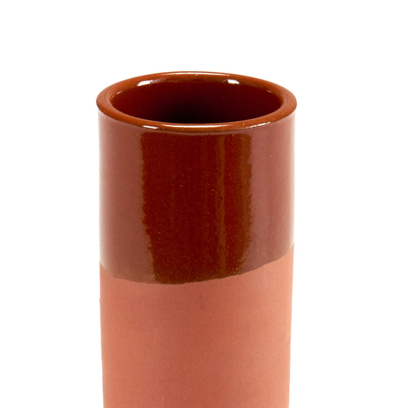 BICCHIERE TUBO TERRACOTA 330ML 