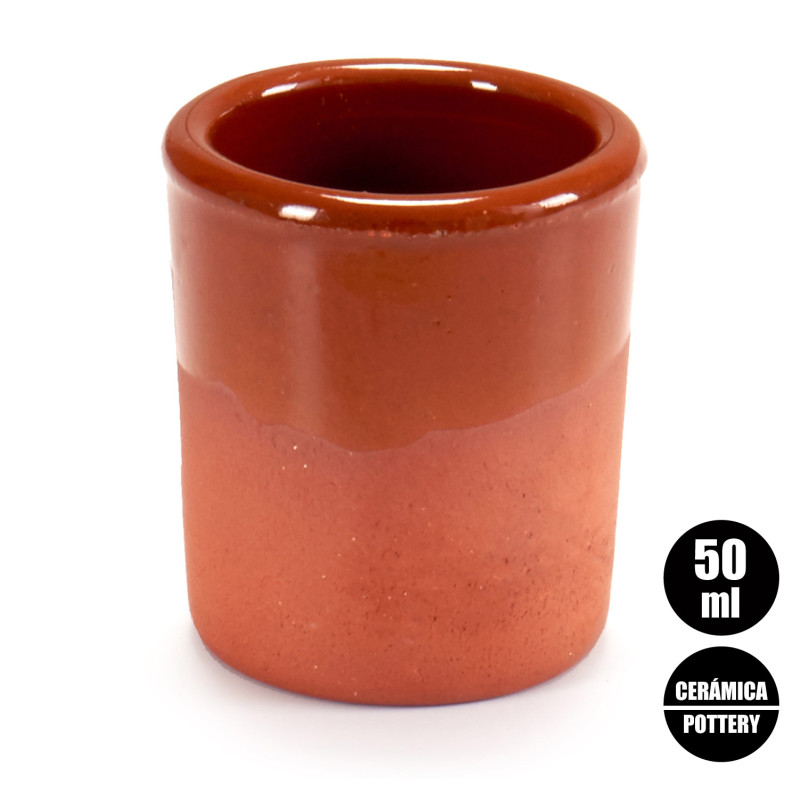 PICCOLI BICCHIERE TERRACOTA 50 ML