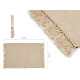 TAPIS COTON NATUREL 50X80CM