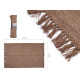 TAPPETO DI COTONE MARRONE 80X120CM