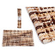 TAPIS TRICOTE MARRON 50X80CM 
