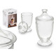 CANDY BOX GLASS LID LARGE